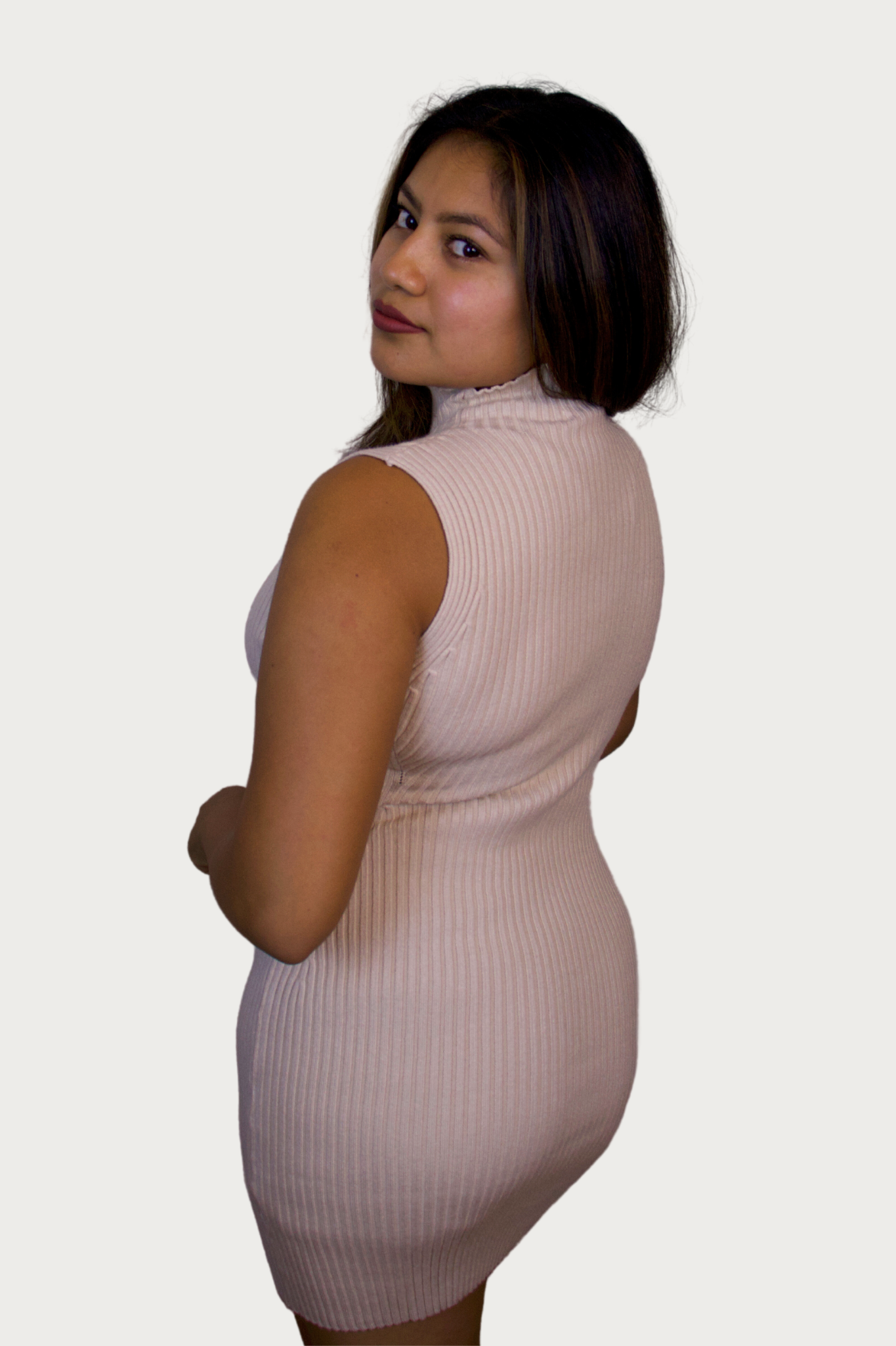 Oatmeal Rib Dress