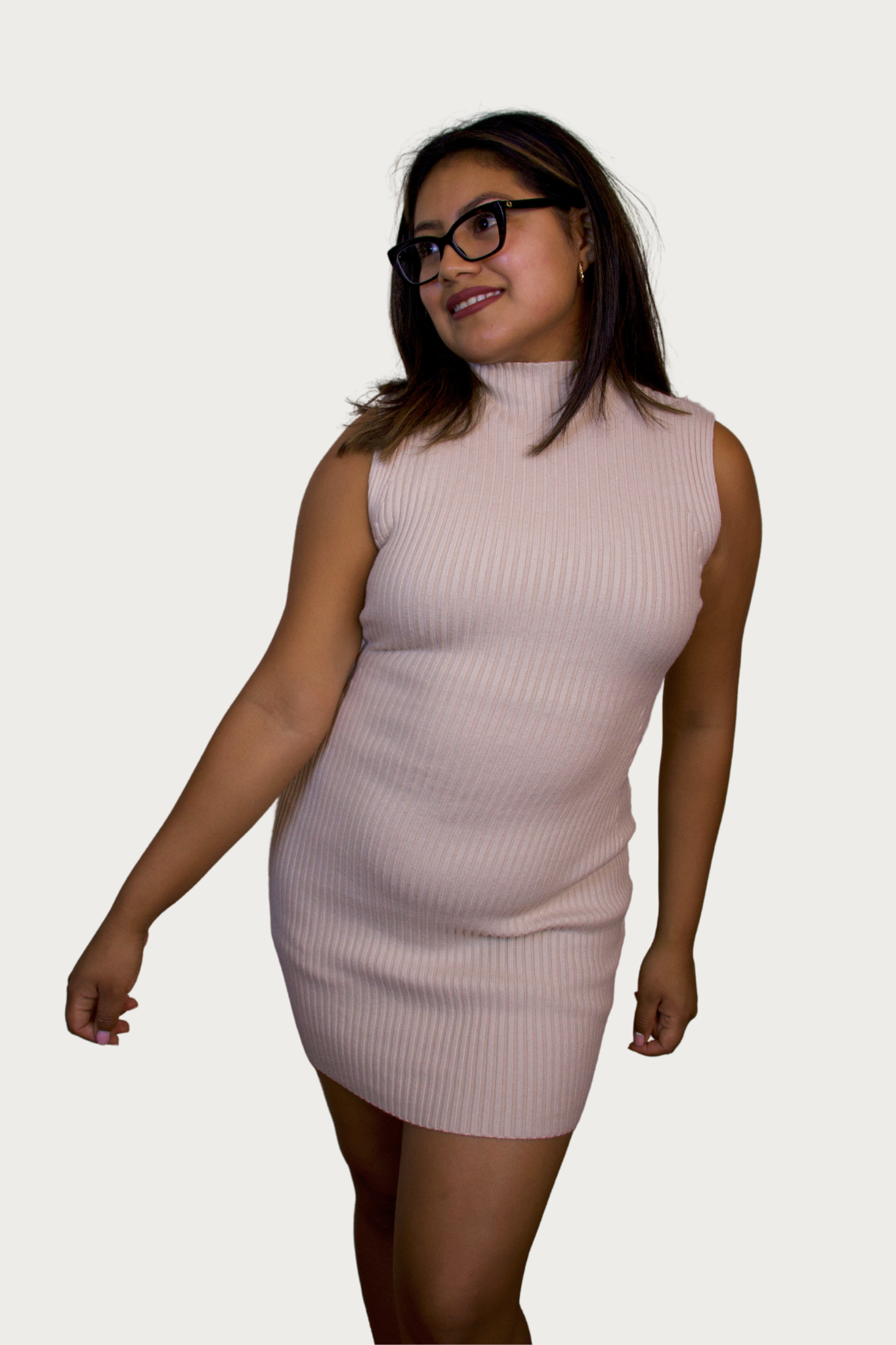 Oatmeal Rib Dress