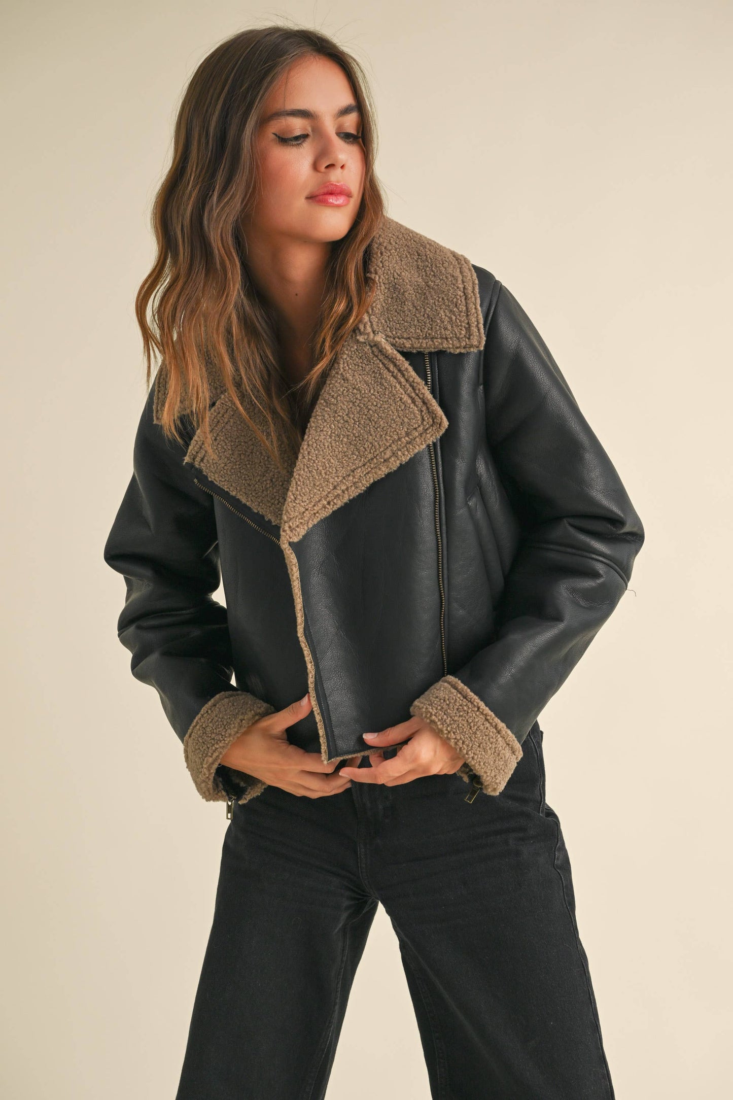 Espresso Sherpa Jacket