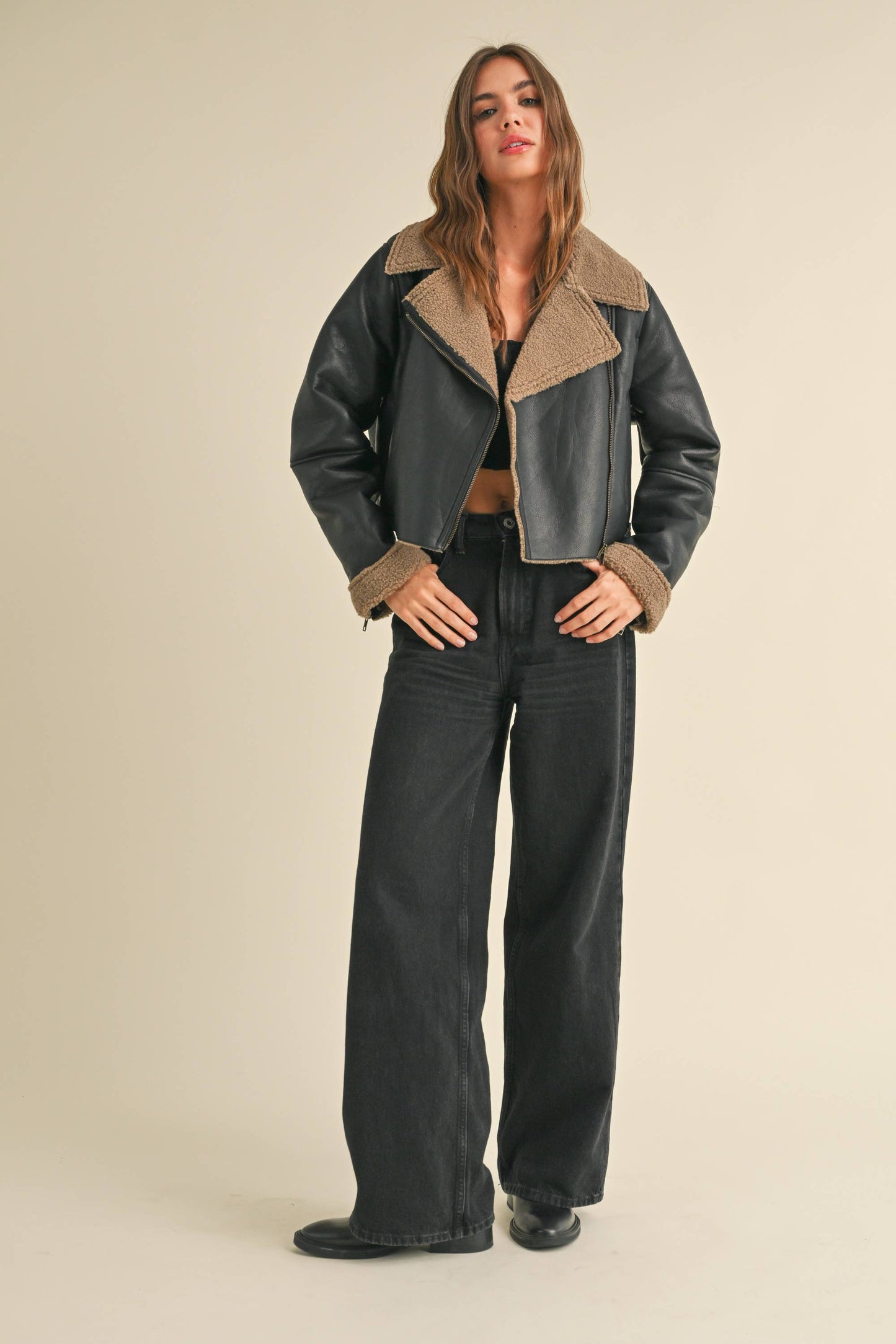 Espresso Sherpa Jacket