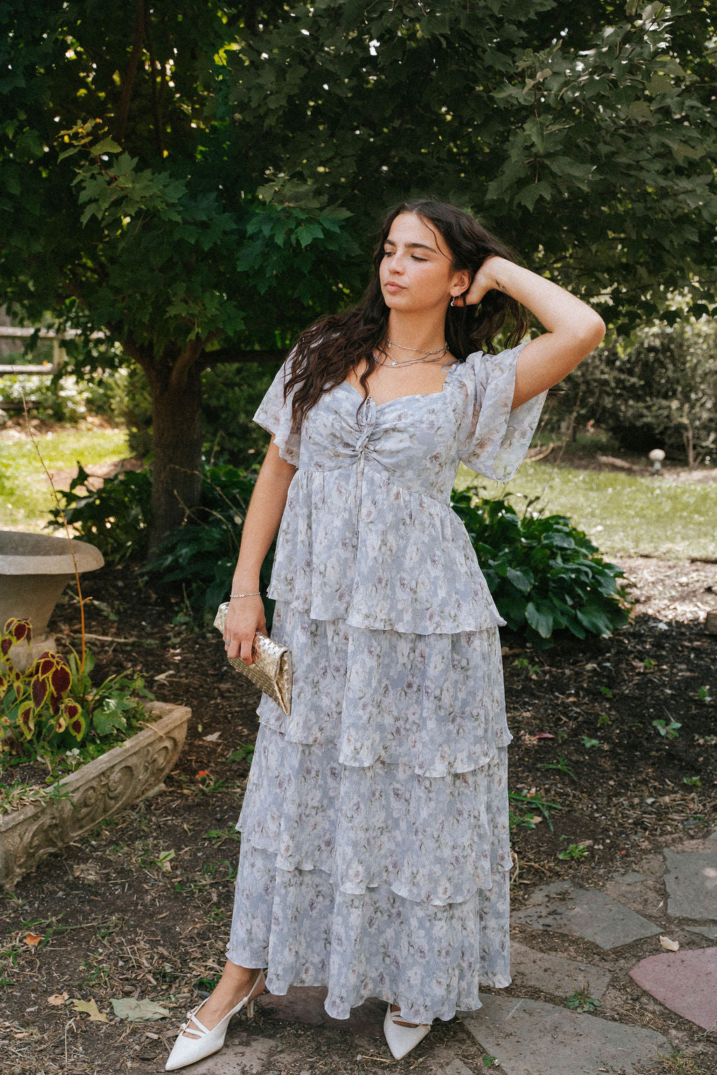 Meadow Bloom Maxi Dress Large