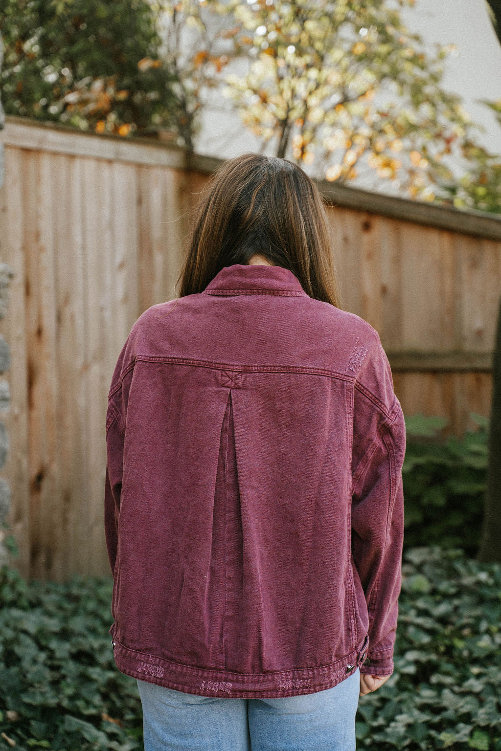 Cherry Denim Jacket