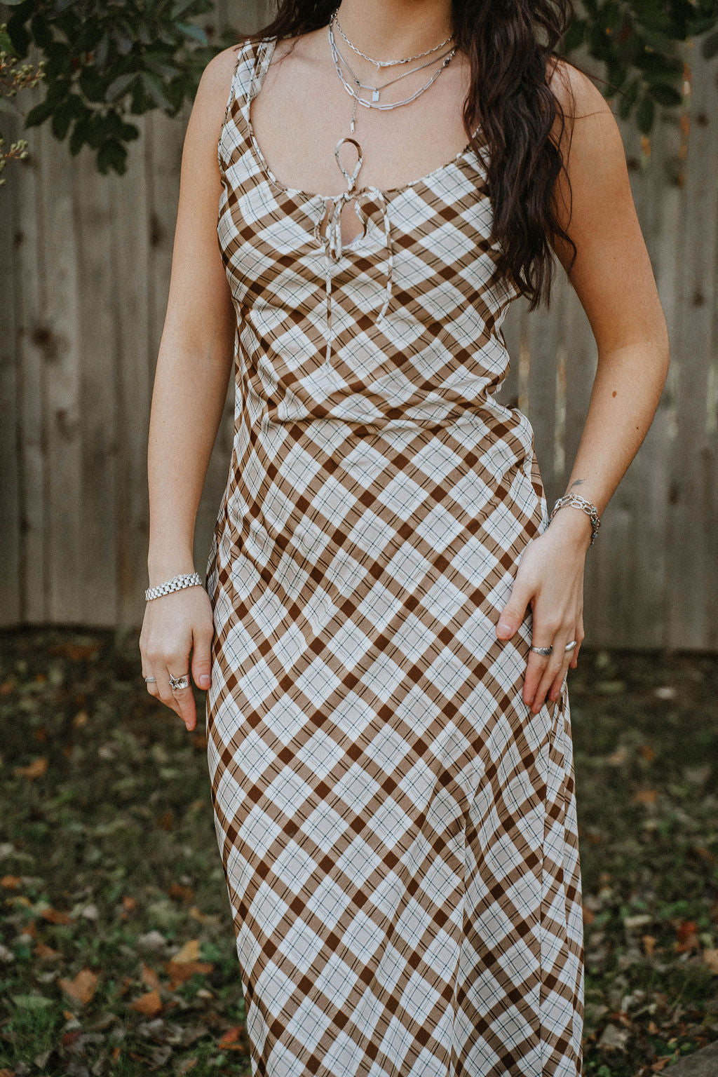 Thankful Plaid Dress