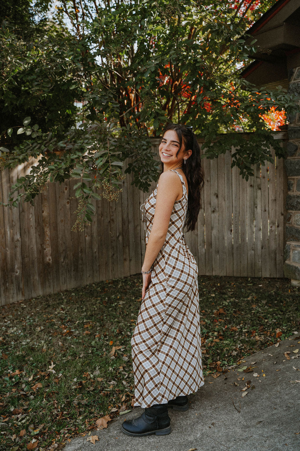 Thankful Plaid Dress