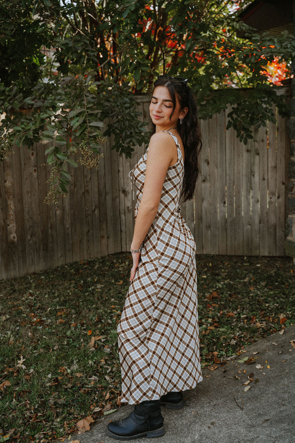 Thankful Plaid Dress