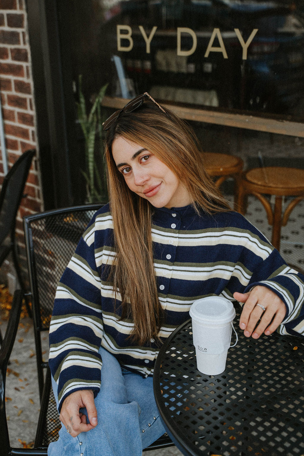 Waverly Stripe Cardigan Sweater