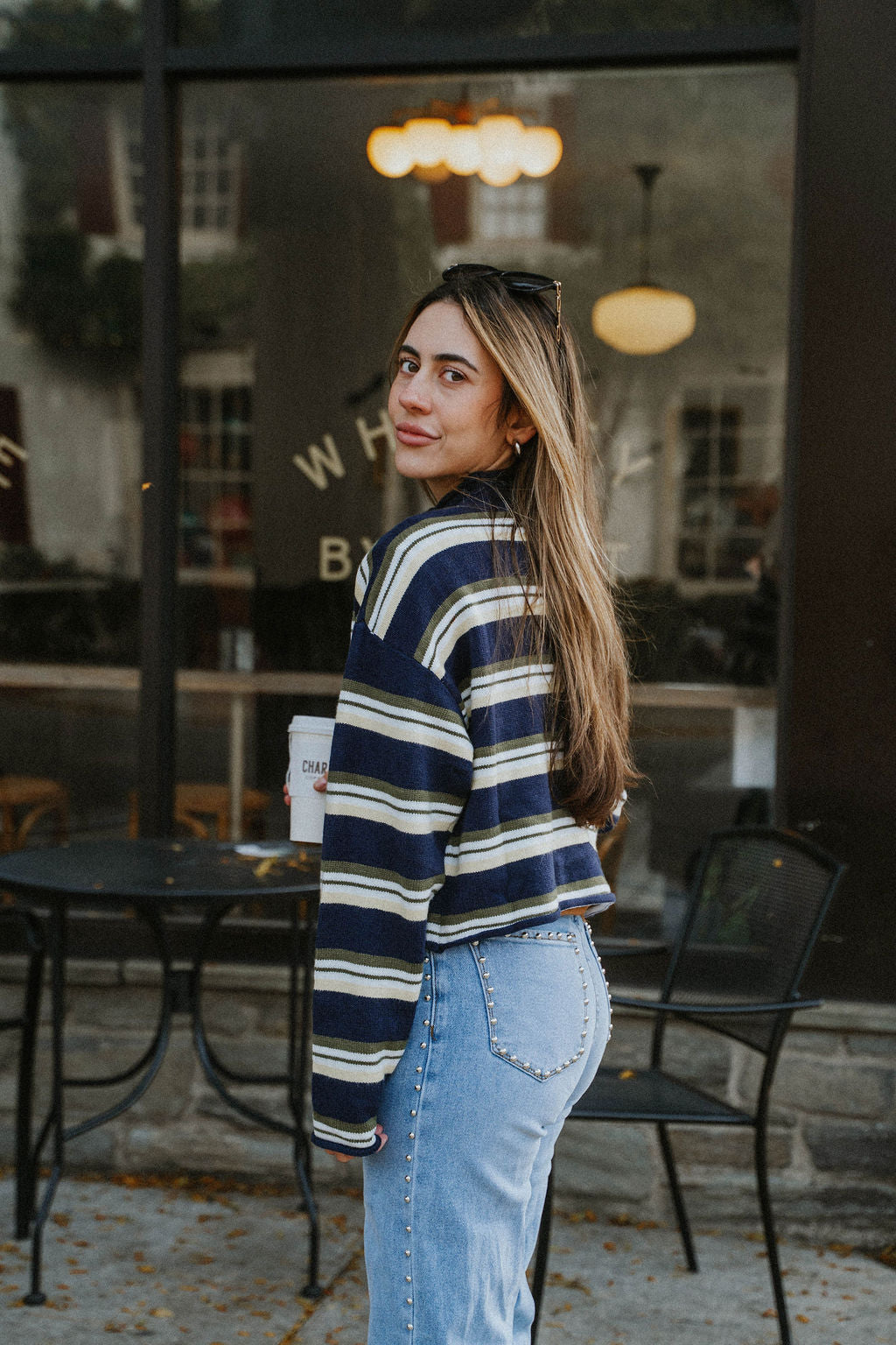 Waverly Stripe Cardigan Sweater