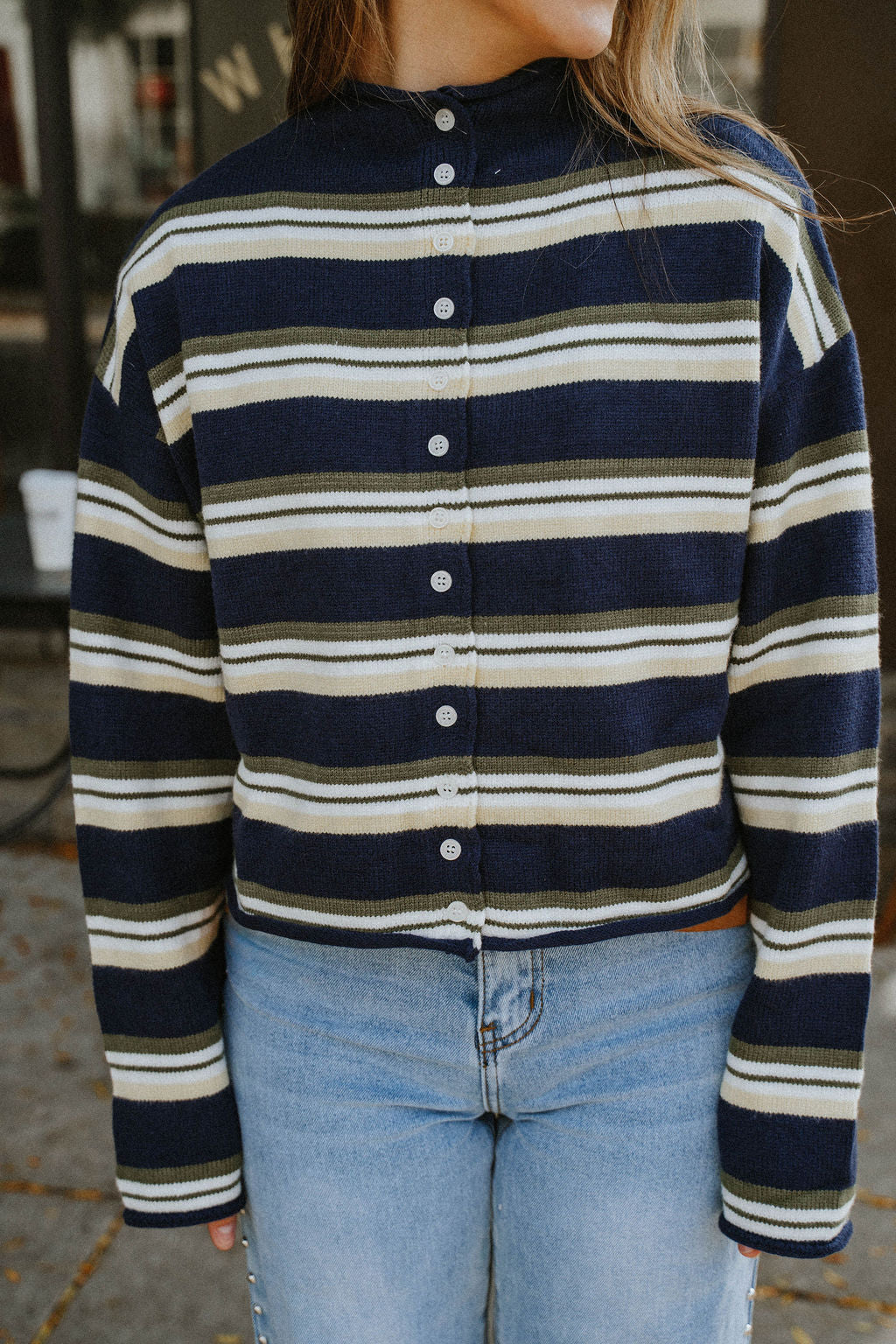 Waverly Stripe Cardigan Sweater