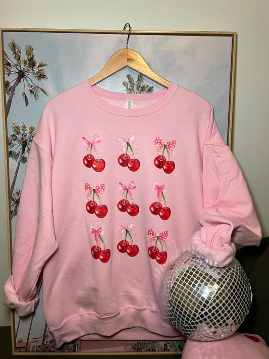 Coquette Cherries Sweater