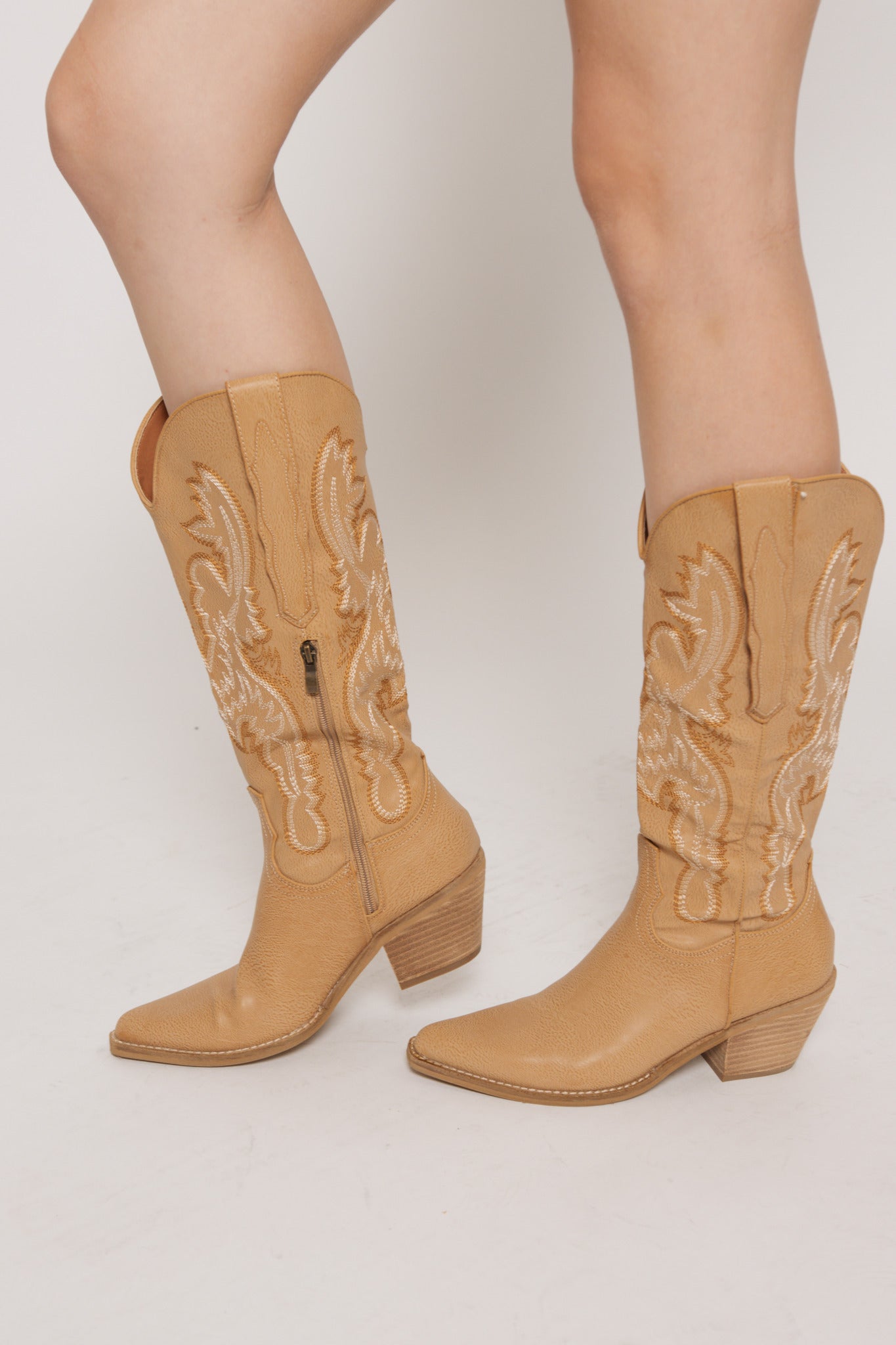 Taupe Cowgirl Boots