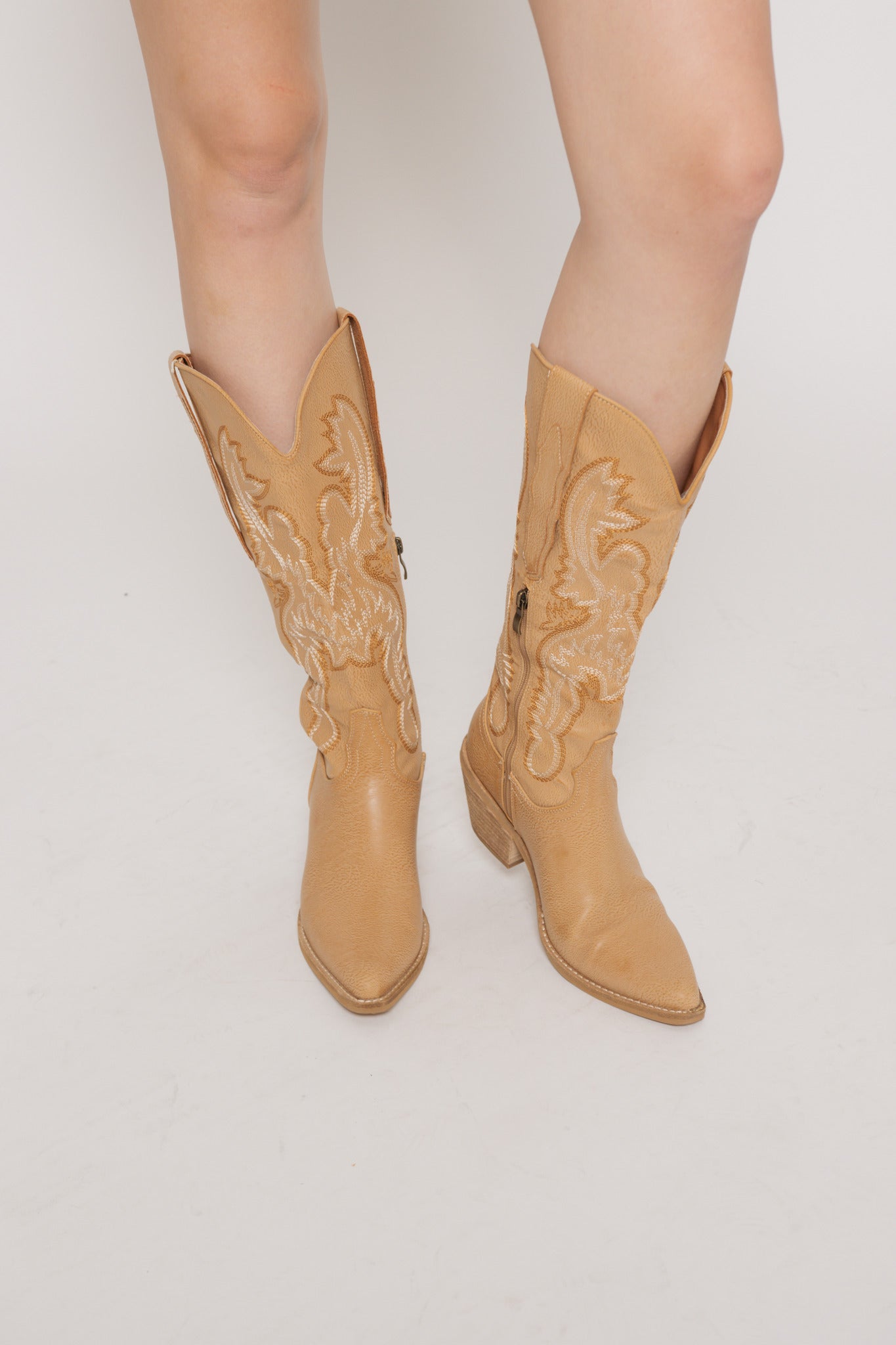 Taupe Cowgirl Boots