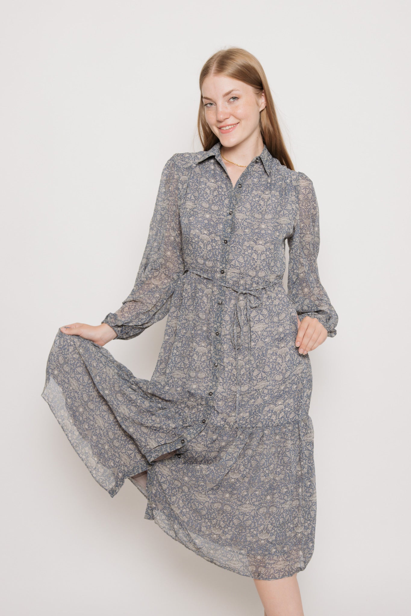 Skye Tiered Midi Dress