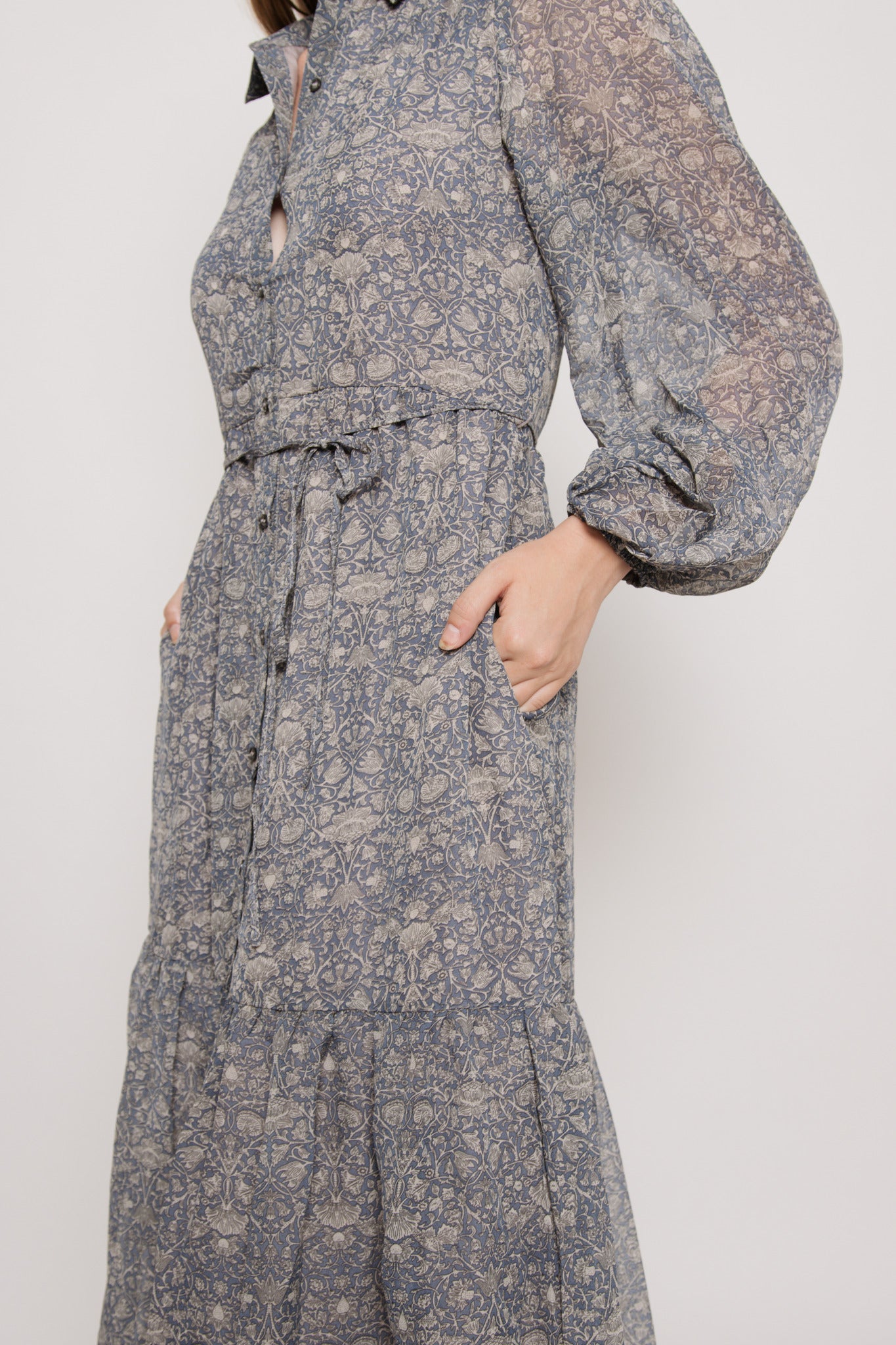 Skye Tiered Midi Dress
