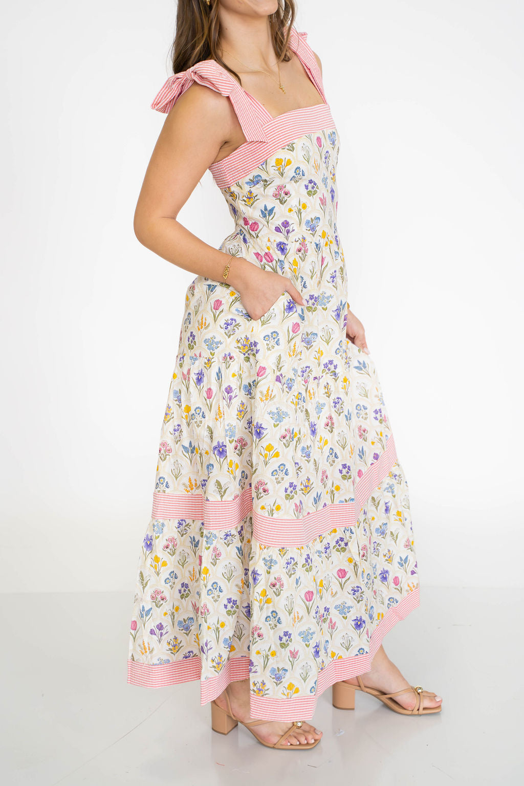 Floral Bouquet Cotton Dress