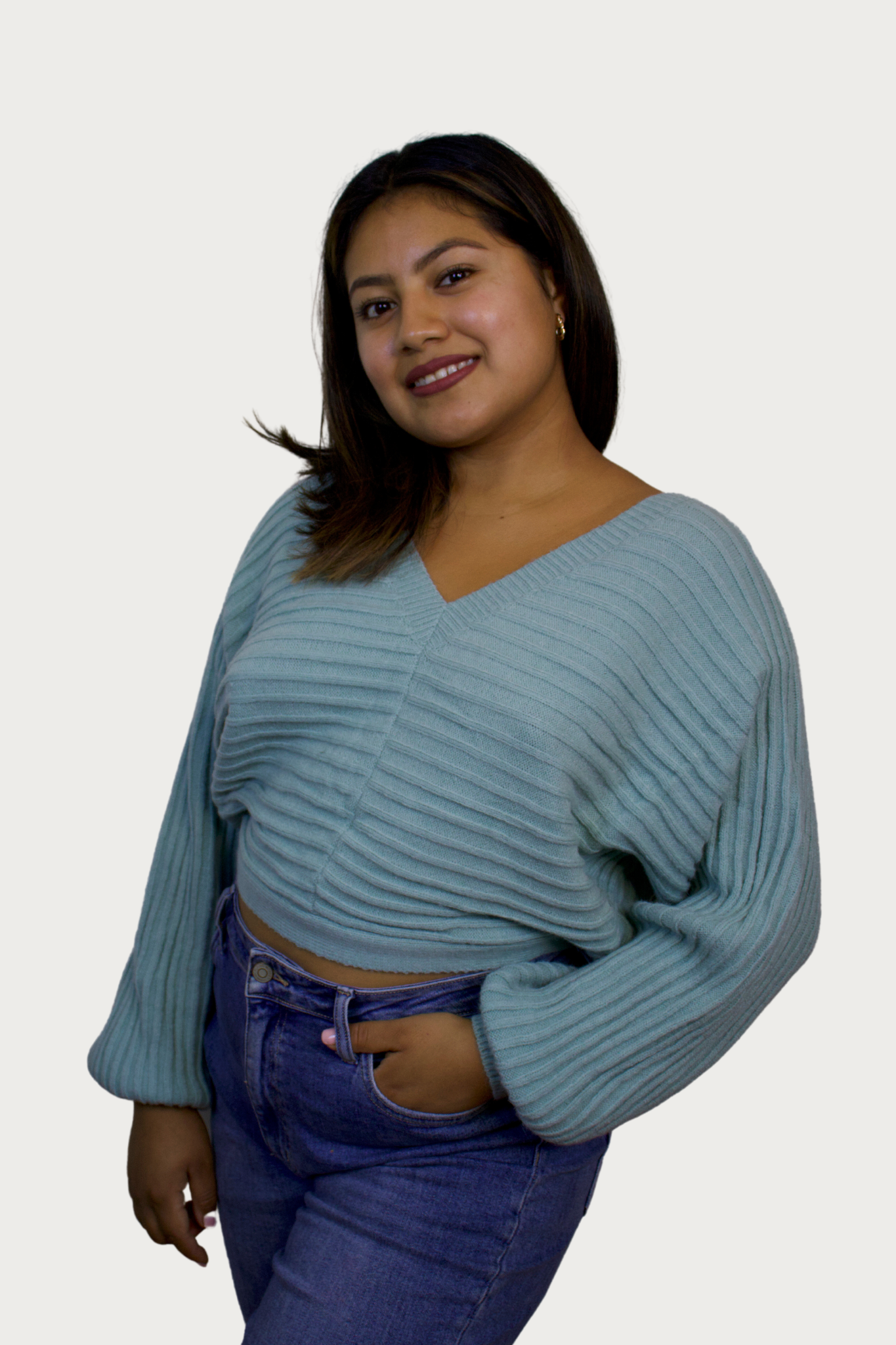 For Cozy Days Sweater- Teal