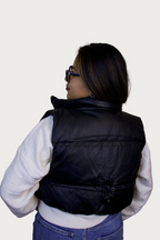 Coffee Bean Puffer Vest