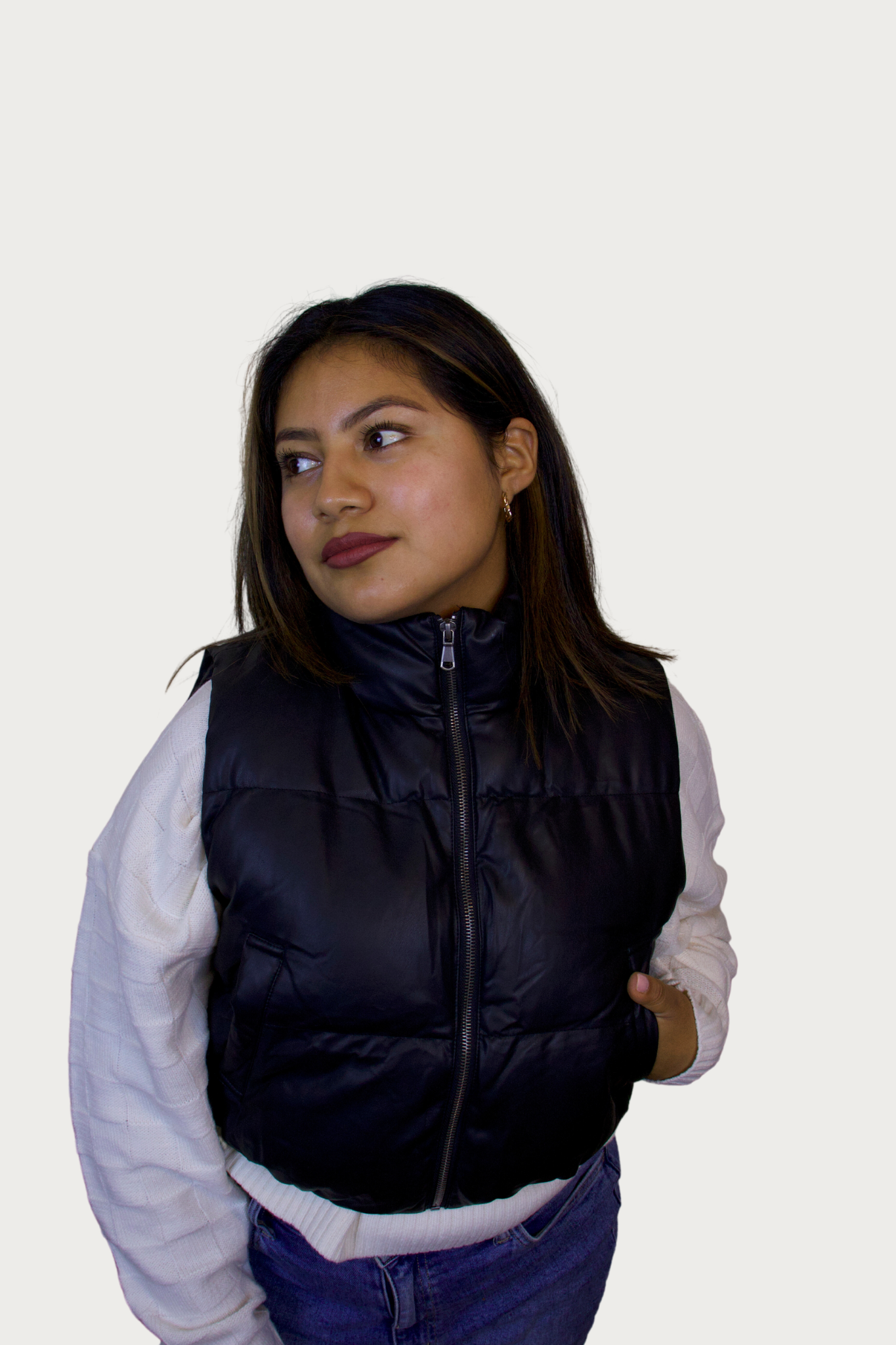 Coffee Bean Puffer Vest