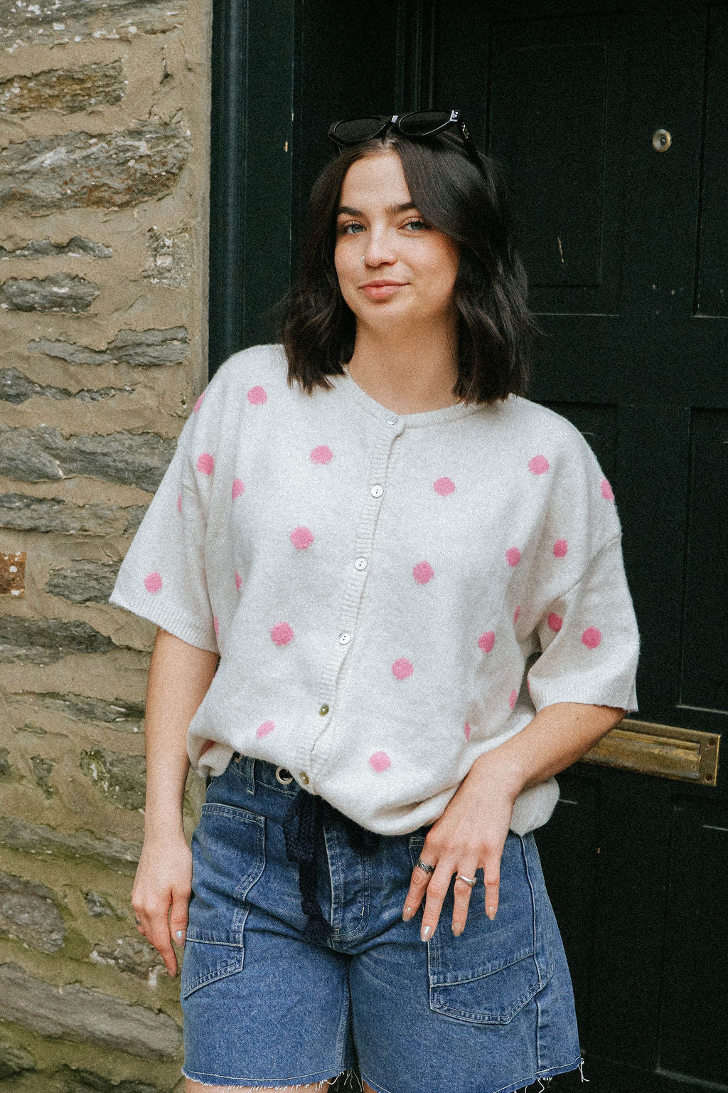 Rosie Polka Dot Cardigan