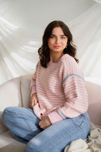 Be Mine SweetTART Pink Stripe Sweater