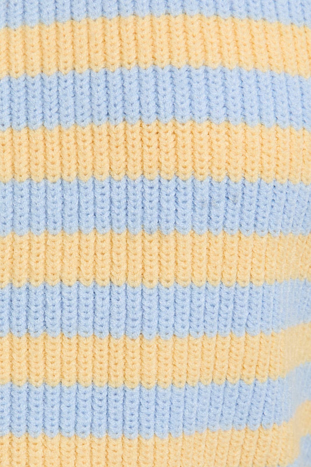 Stars Hollow Stripe Cardigan Sweater- Butter Yellow/ Blue