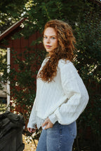 Eloise Lace Hem Sweater