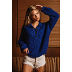 Sapphire Oversized Knitted Sweater
