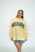 Jesus/ God Is Good Reversible Mockneck
