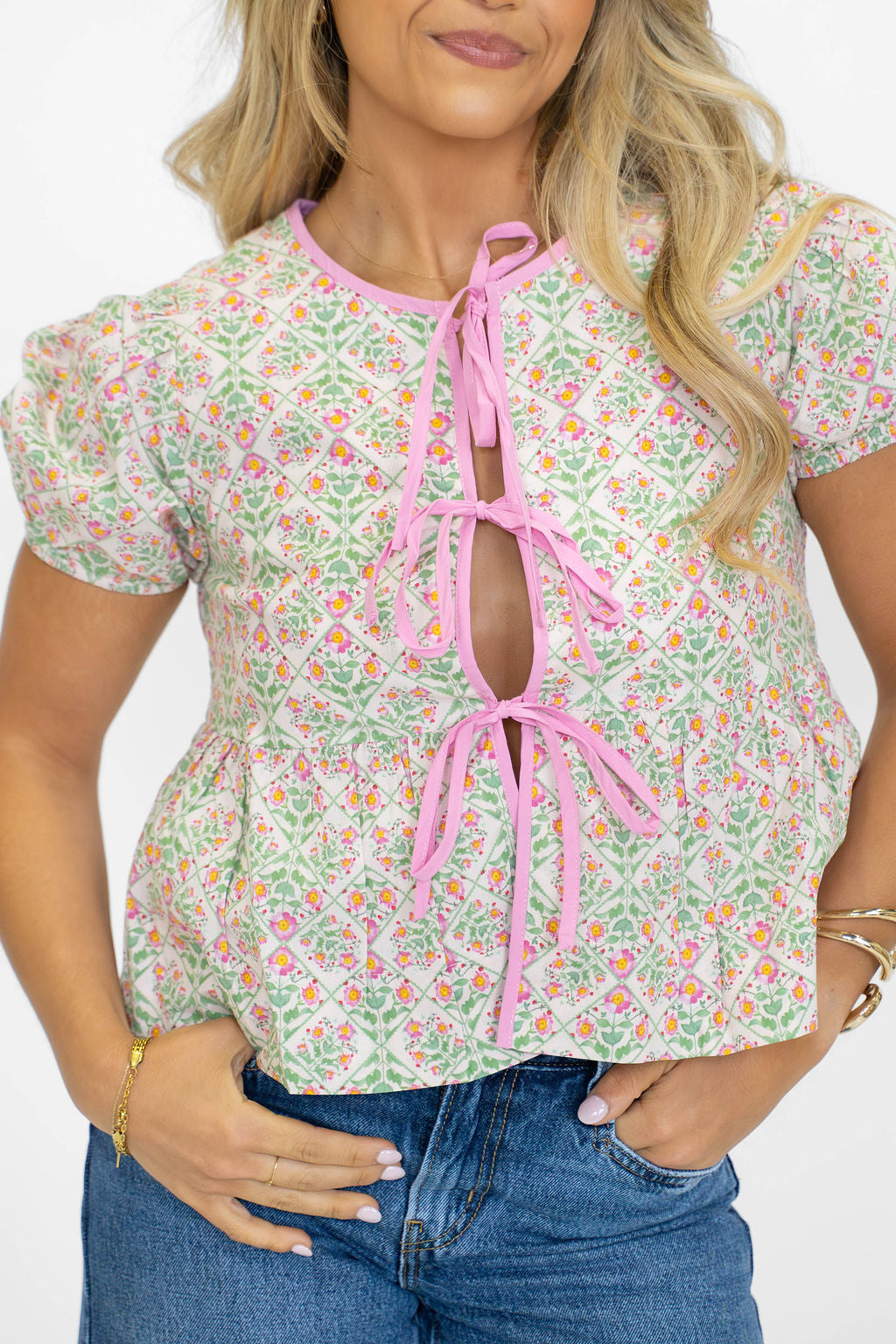Sweet Pea Bow Top