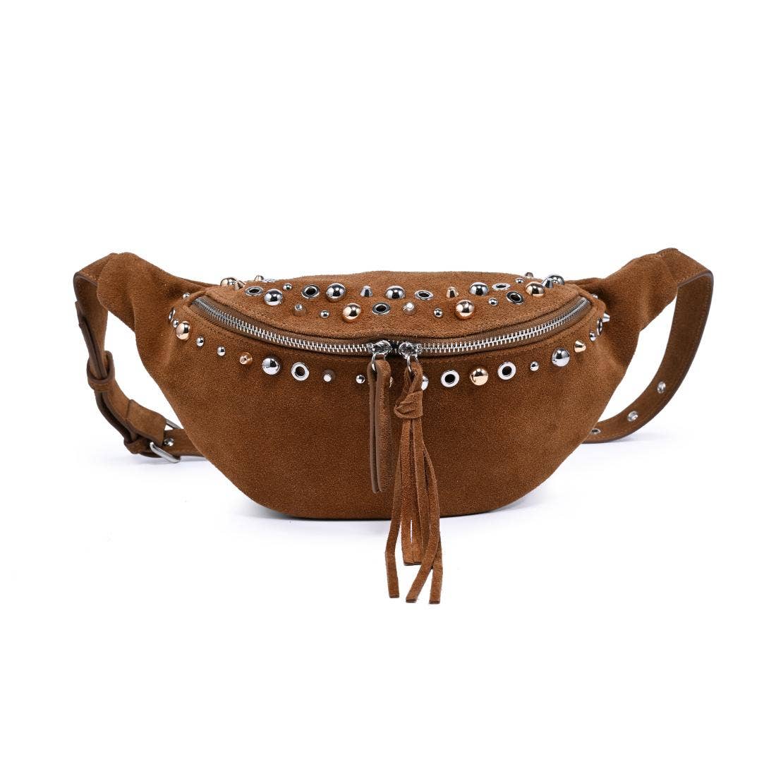 Sienna Suede Belt Bag- Cognac