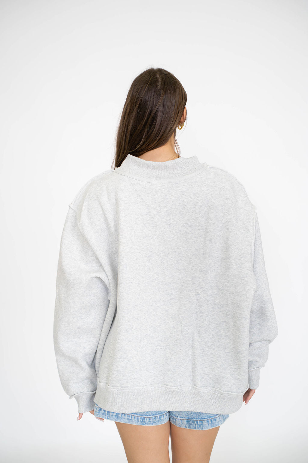 PILATES & YOGA Reversible Mockneck Sweatshirt
