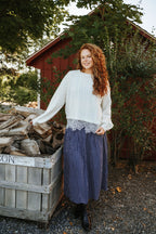 Main Street Polka Dot Maxi Skirt