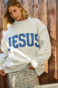 *SHIPS 1/30 Reversible JESUS/GOD IS GOOD Mockneck