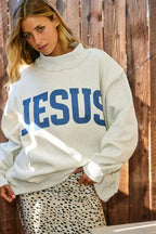 *SHIPS 1/30 Reversible JESUS/GOD IS GOOD Mockneck