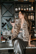 Aspen Leopard Faux Fur Vest