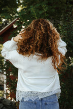 Eloise Lace Hem Sweater