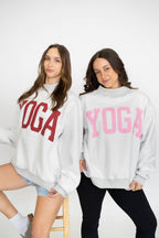 PILATES & YOGA Reversible Mockneck Sweatshirt