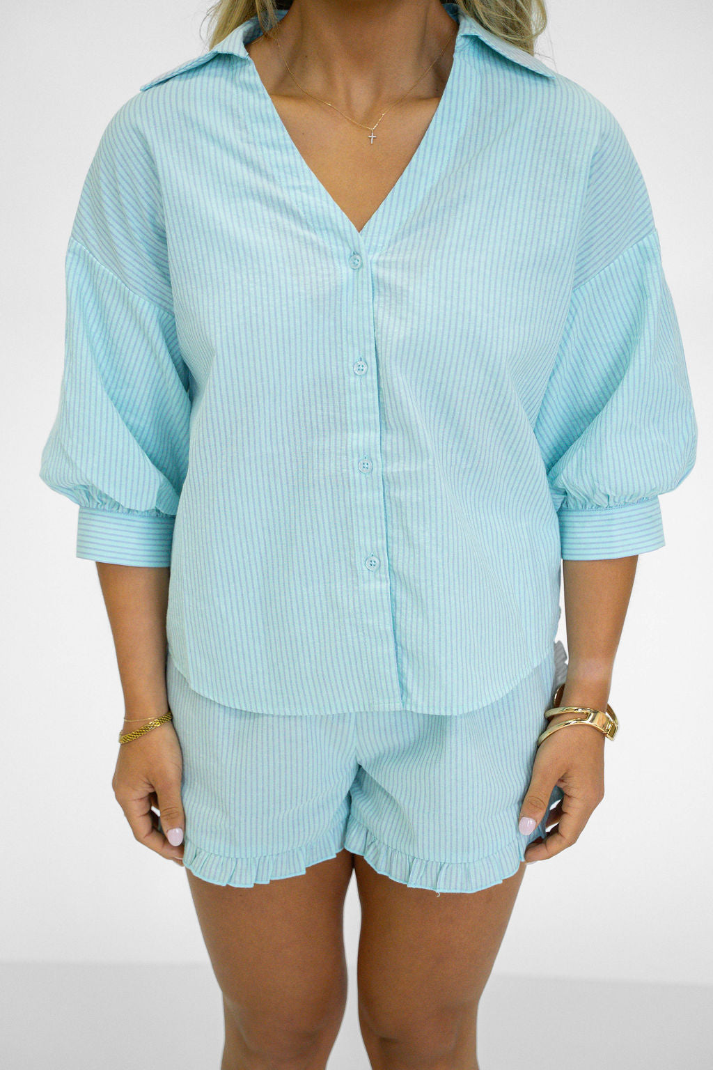 Aqua Coast Stripe Set