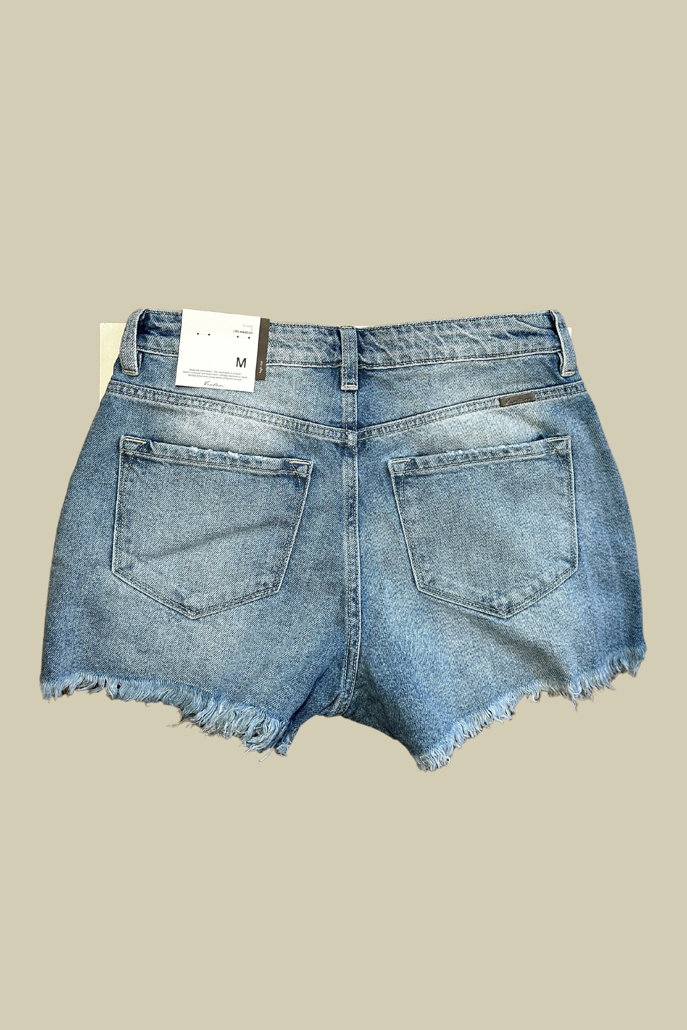 Hannah Denim Distressed Jean Shorts