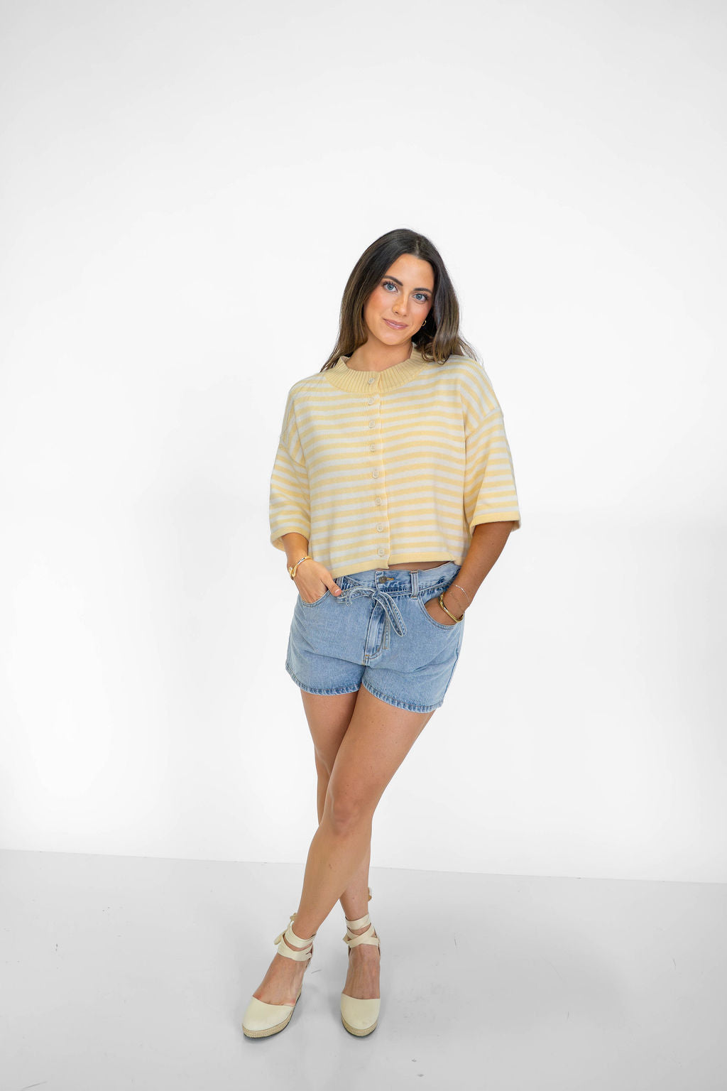 Sunday Shoreline Top – Butter Yellow