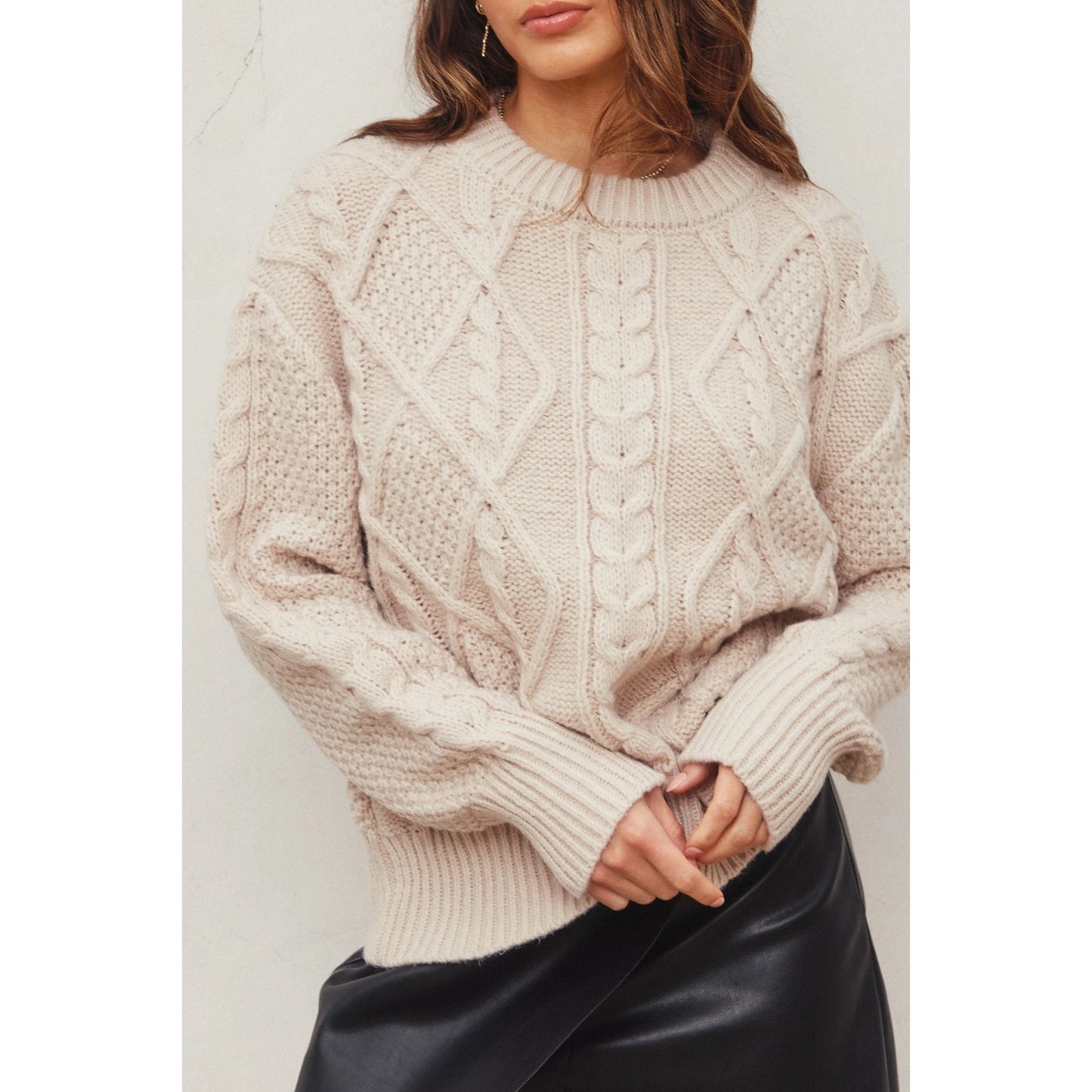 Cream Chunky Sweater