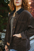 Marlowe Corduroy Espresso Jacket