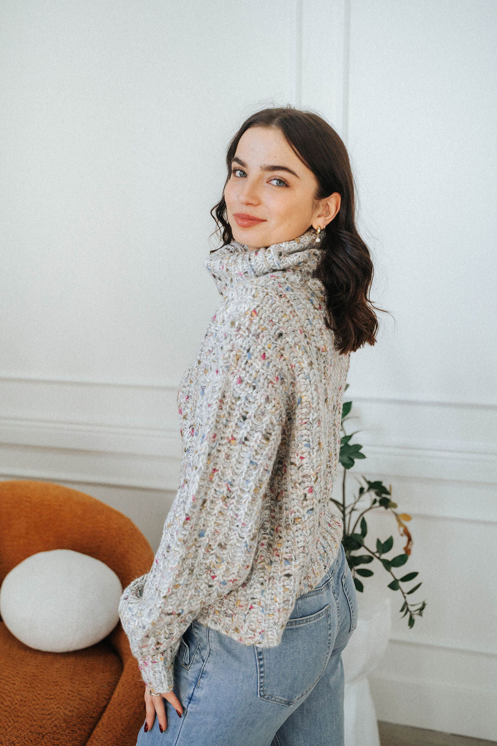 FUNFETTI TURTLENECK SWEATER