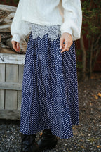Main Street Polka Dot Maxi Skirt