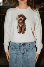 After Hours Doodle Pup Sweater