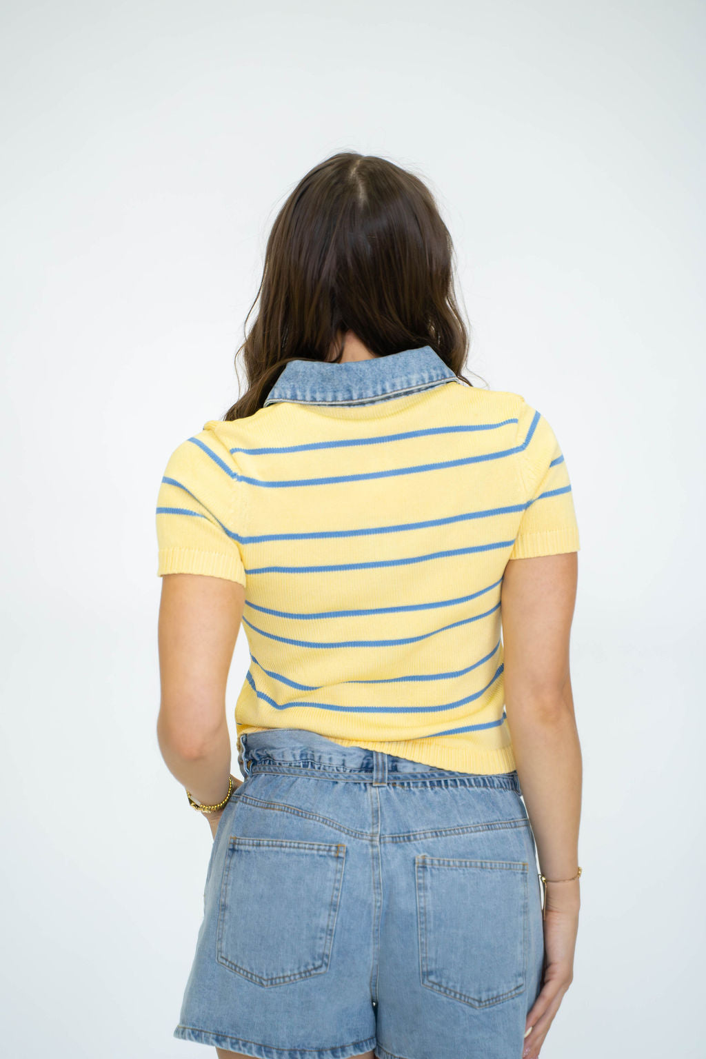 Stone Harbor Knit Top- Lemon Coast