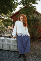 Main Street Polka Dot Maxi Skirt