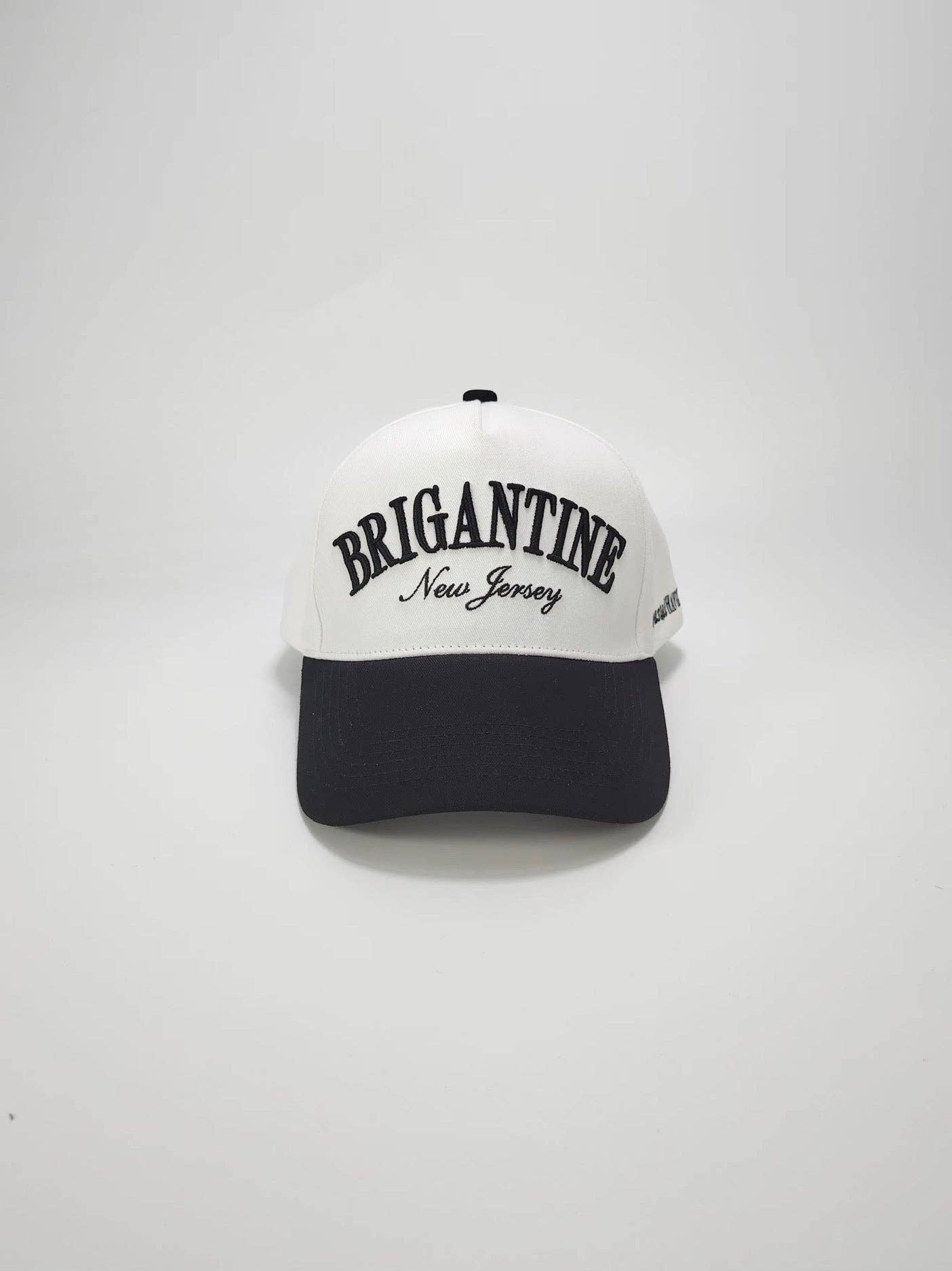 Brigantine, New Jersey Hat (Blue or Black): Blue