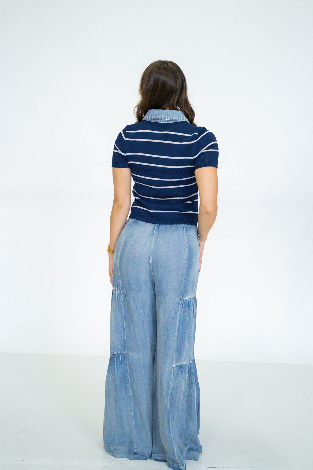 Stone Harbor Knit Top-Navy