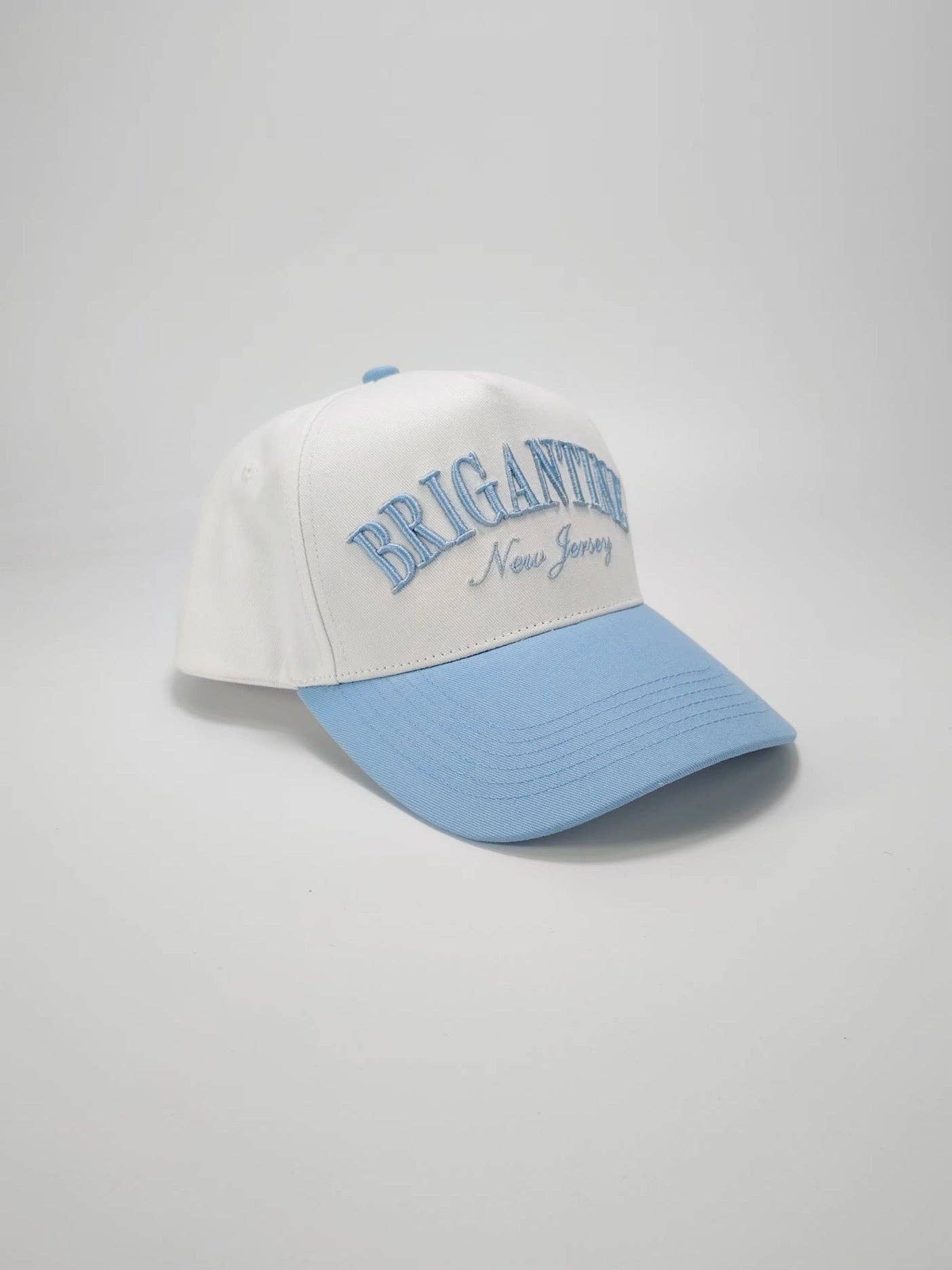 Brigantine, New Jersey Hat (Blue or Black): Blue