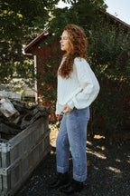 Eloise Lace Hem Sweater